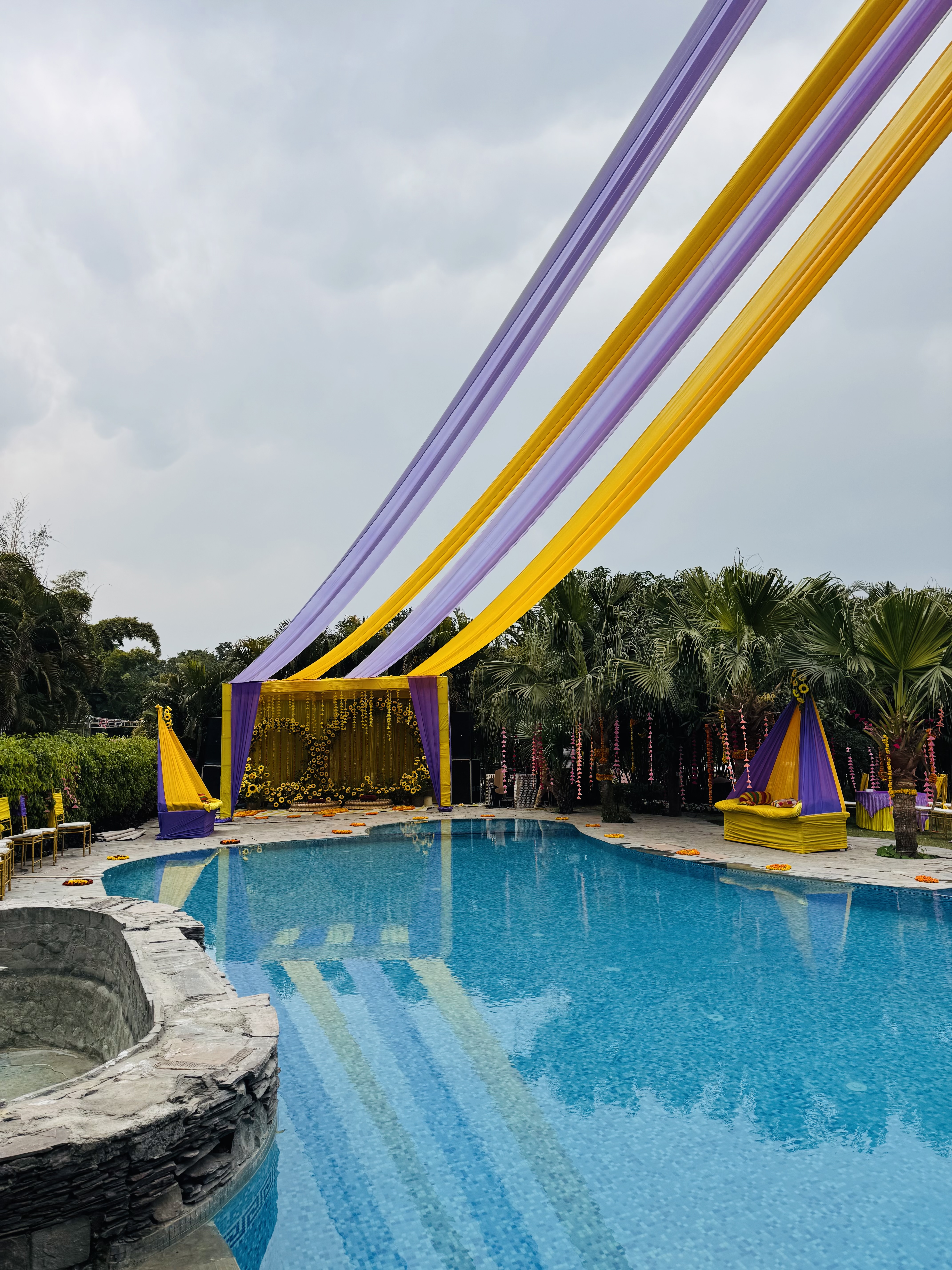 Haldi wedding photo at Corbett Wild Resort